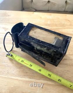 Antique Railway Signal Lantern Kerosene, Oil Lamp, Early 20th Century