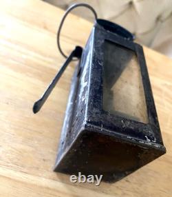 Antique Railway Signal Lantern Kerosene, Oil Lamp, Early 20th Century