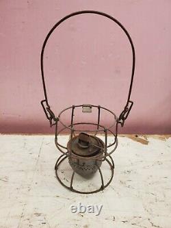 Antique Rare Adlake Kero Rail Road Lantern 1-47 Wire Base No Top or Globe