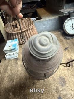 Antique Rare CVRR Central Vermont Railway VT Railroad RR Oil Lantern Bell Bottom