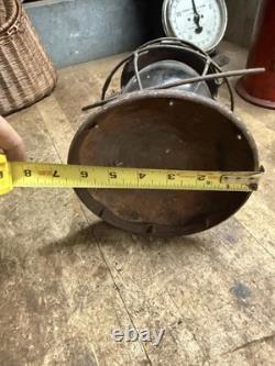 Antique Rare CVRR Central Vermont Railway VT Railroad RR Oil Lantern Bell Bottom