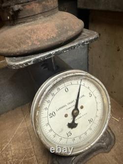 Antique Rare CVRR Central Vermont Railway VT Railroad RR Oil Lantern Bell Bottom