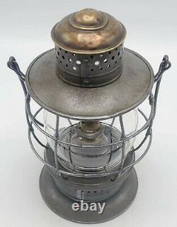 Antique S. G. & L. Co / N. E. G. Co transition Railroad style model LANTERN