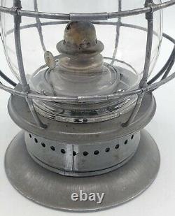 Antique S. G. & L. Co / N. E. G. Co transition Railroad style model LANTERN