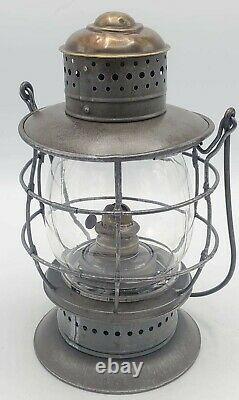 Antique S. G. & L. Co / N. E. G. Co transition Railroad style model LANTERN