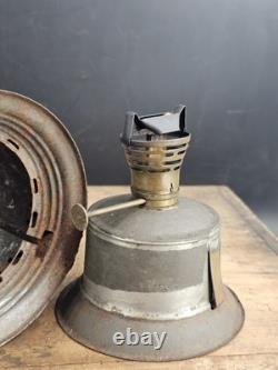 Antique S. Sargent 1861 Fixed Globe Brass Top Lantern Not Railroad