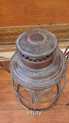 Antique SOUTHERN PACIFIC Railroad Lamp Marked S. P. Co R. R Light