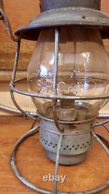 Antique SOUTHERN PACIFIC Railroad Lamp Marked S. P. Co R. R Light