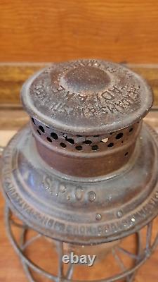 Antique SOUTHERN PACIFIC Railroad Lamp Marked S. P. Co R. R Light