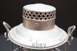 Antique Santa Fe Railroad RR Lantern Clear Globe Bell Bottom Vintage