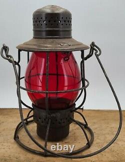 Antique Star Headlight Co. Rochester N. Y. (wire bottom) LANTERN railroad