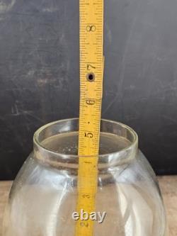 Antique T&P Texas And Pacific Railroad Lamp Lantern Etched Globe No. 39 Barrel