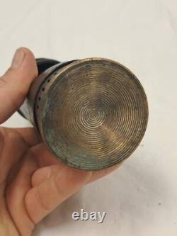 Antique Telescoping Candle Lantern E. P. North Dieu et mon droit Railroad RR