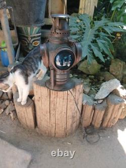 Antique The ADLAKE Non-Sweating Lamp Chicago Railroad Train Switch Lantern