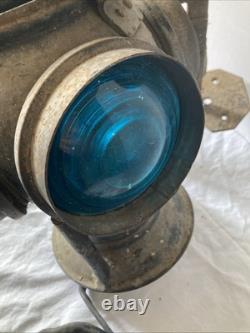 Antique The ADLAKE Non-Sweating Lamp Chicago Railroad Train Switch Lantern