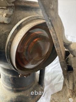 Antique The ADLAKE Non-Sweating Lamp Chicago Railroad Train Switch Lantern