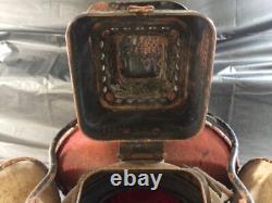 Antique The ADLAKE Non-Sweating Lamp Chicago Railroad Train Switch Lantern 4 Way