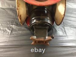 Antique The ADLAKE Non-Sweating Lamp Chicago Railroad Train Switch Lantern 4 Way