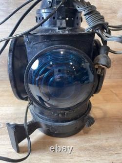 Antique The ADLAKE Non-Sweating Lamp Chicago Railroad Train Switch Lantern Lamp