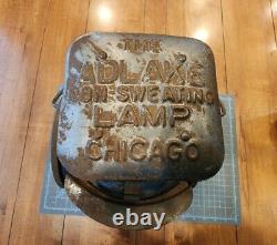 Antique The Adlake Non-Sweating Lamp Chicago Four-Way Switch Signal Railroad