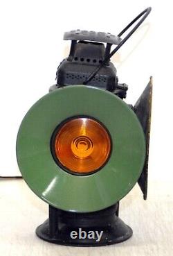 Antique The Adlake Railroad Four Way Signal Switch Light Lantern