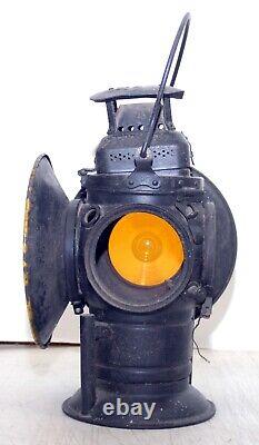 Antique The Adlake Railroad Four Way Signal Switch Light Lantern