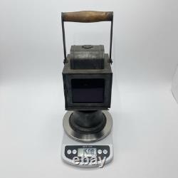 Antique Train Lantern Vintage Railroad Lamp Industrial Rustic Collectible