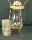 Antique Unusual Side Tank Gas Pressure Lantern Lamp Miners Railroad Ship Barn