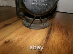 Antique VTG 1923 Dietz ACME Inspector Lamp Railroad Lantern Fitzall Globe Rare