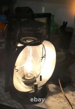 Antique VTG DIETZ ACME Railroad Inspector Lamp Electrified Industrial Desk Lamp
