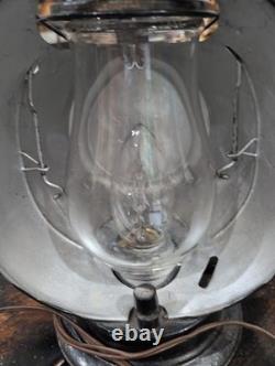 Antique VTG DIETZ ACME Railroad Inspector Lamp Electrified Industrial Desk Lamp