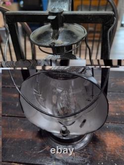 Antique VTG DIETZ ACME Railroad Inspector Lamp Electrified Industrial Desk Lamp