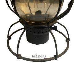 Antique Vandalia V. R. R Rail Road Lantern Black RARE! RUSTING/NOT GOOD