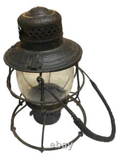 Antique Vandalia V. R. R Rail Road Lantern Black RARE! RUSTING/NOT GOOD