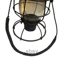 Antique Vandalia V. R. R Rail Road Lantern Black RARE! RUSTING/NOT GOOD