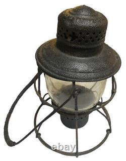 Antique Vandalia V. R. R Rail Road Lantern Black RARE! RUSTING/NOT GOOD