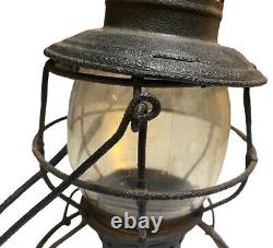 Antique Vandalia V. R. R Rail Road Lantern Black RARE! RUSTING/NOT GOOD