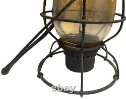 Antique Vandalia V. R. R Rail Road Lantern Black RARE! RUSTING/NOT GOOD