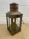 Antique Victorian Railway Copper Oil Lantern Lamp With Burner