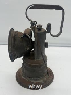 Antique Vintage 1927 National Carbide Railroad Lantern Lamp Made in USA