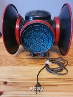 Antique/Vintage Adlake 4-Way Reflex Railroad Switch Lamp Electrified Decor
