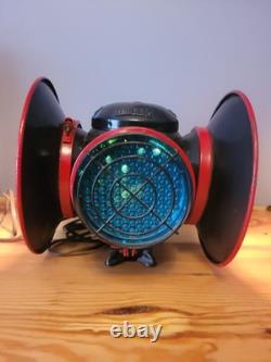 Antique/Vintage Adlake 4-Way Reflex Railroad Switch Lamp Electrified Decor