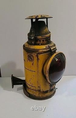 Antique Vintage Adlake Non Sweating Lantern Antique Railroad Lamp Chicago