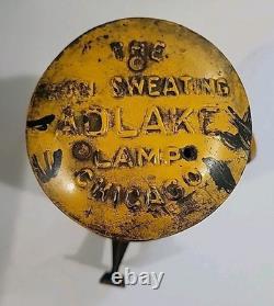 Antique Vintage Adlake Non Sweating Lantern Antique Railroad Lamp Chicago