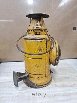 Antique Vintage Adlake Non Sweating Lantern Antique Railroad Lamp Chicago