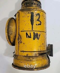 Antique Vintage Adlake Non Sweating Lantern Antique Railroad Lamp Chicago