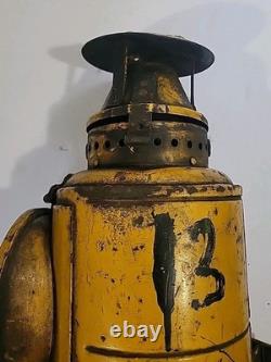 Antique Vintage Adlake Non Sweating Lantern Antique Railroad Lamp Chicago