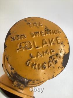 Antique Vintage Adlake Non Sweating Lantern Antique Railroad Lamp Chicago (A1)