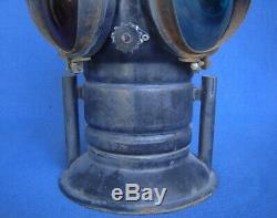 Antique Vintage Adlake Non-sweating Rr 4-way Signal Railroad Lamp Switch Lantern