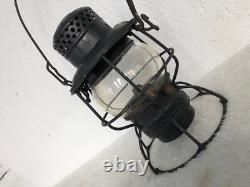 Antique Vintage Adlake Penn Central Railroad Train Engine Kerosene Lantern Lamp
